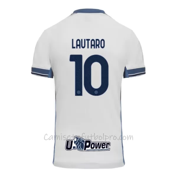 Camiseta Inter de Milán Lautaro Martínez 10 Hombre 2ª Equipación 24/25