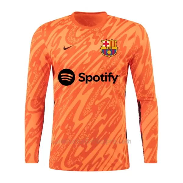 Camiseta Portero FC Barcelona Hombre 24/25 Naranja