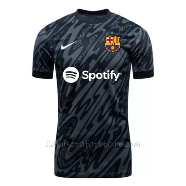 Camiseta Portero FC Barcelona Hombre 24/25 Negro