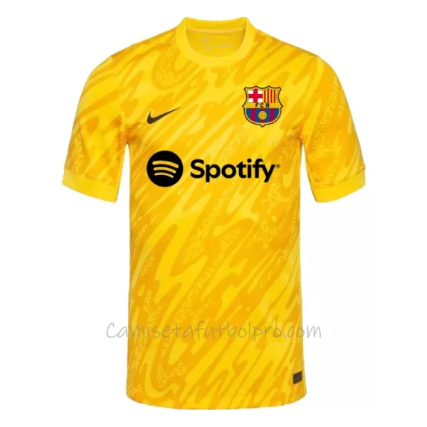 Camiseta Portero FC Barcelona Niños 2ª Equipación 24/25