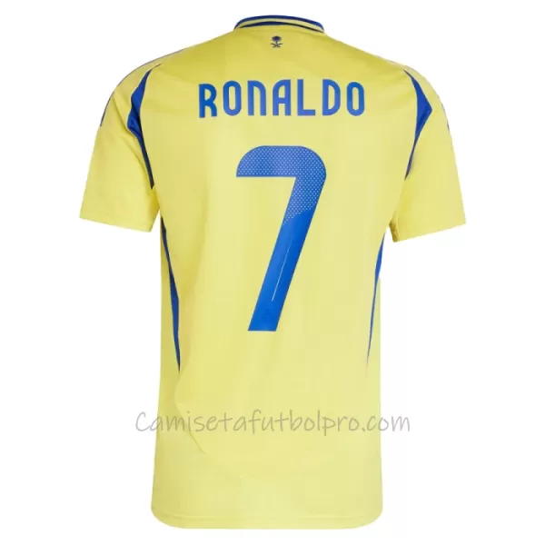 Camiseta Al-Nassr FC Cristiano Ronaldo 7 Hombre 1ª Equipación 24/25