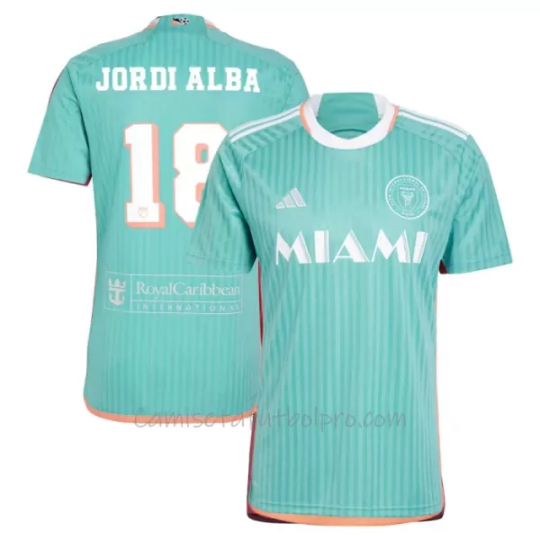 Camiseta Inter Miami CF Jordi Alba Ramos 18 Hombre 3ª Equipación 24/25