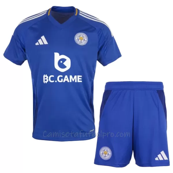 Camiseta Leicester City Niños 1ª Equipación 24/25