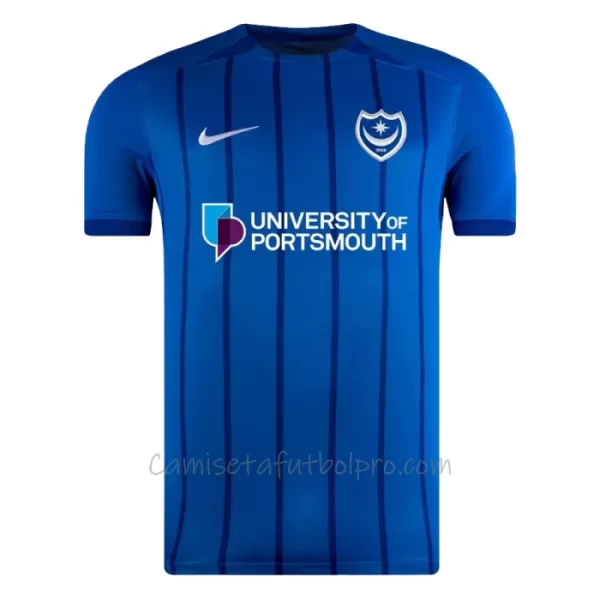 Camiseta Portsmouth Hombre 1ª Equipación 24/25