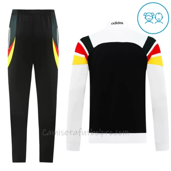 Conjunto De Chaqueta De Entrenamiento Alemania Niños 24/25 Blanco