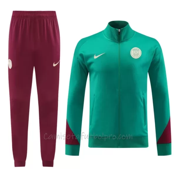 Conjunto De Chaqueta De Entrenamiento Paris Saint-Germain Hombre 24/25 Verde