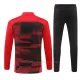 Conjunto de sudadera de entrenamiento AC Milan Hombre 24/25 Rojo