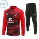 Conjunto de sudadera de entrenamiento AC Milan Niños 24/25 Rojo