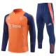 Conjunto de sudadera de entrenamiento Manchester United Hombre 24/25 Naranja