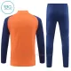 Conjunto de sudadera de entrenamiento Manchester United Niños 24/25 Naranja