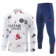 Conjunto de sudadera de entrenamiento Paris Saint-Germain Hombre 24/25 Blanco