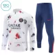 Conjunto de sudadera de entrenamiento Paris Saint-Germain Niños 24/25 Blanco