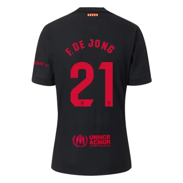 Camiseta FC Barcelona Frenkie de Jong 21 Hombre 2ª Equipación 24/25