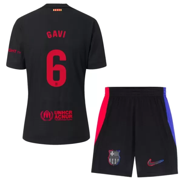 Camiseta FC Barcelona Gavi 6 Niños 2ª Equipación 24/25