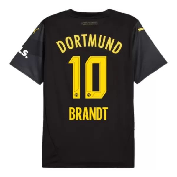 Camiseta Borussia Dortmund Julian Brandt 10 Hombre 2ª Equipación 24/25