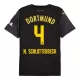 Camiseta Borussia Dortmund Nico Schlotterbeck 4 Hombre 2ª Equipación 24/25