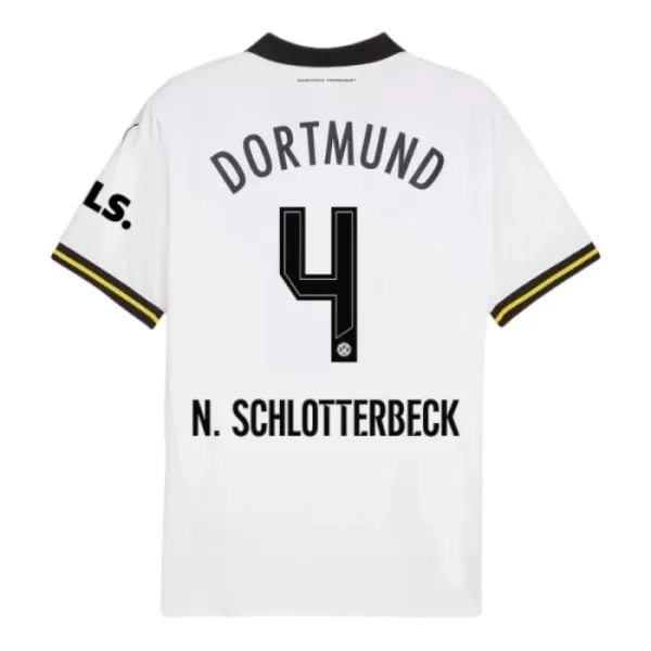 Camiseta Borussia Dortmund Nico Schlotterbeck 4 Hombre 3ª Equipación 24/25