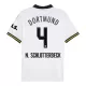 Camiseta Borussia Dortmund Nico Schlotterbeck 4 Hombre 3ª Equipación 24/25