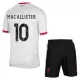 Camiseta Liverpool Alexis Mac Allister 10 Niños 3ª Equipación 24/25