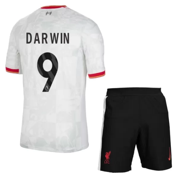 Camiseta Liverpool Darwin Núñez 9 Niños 3ª Equipación 24/25