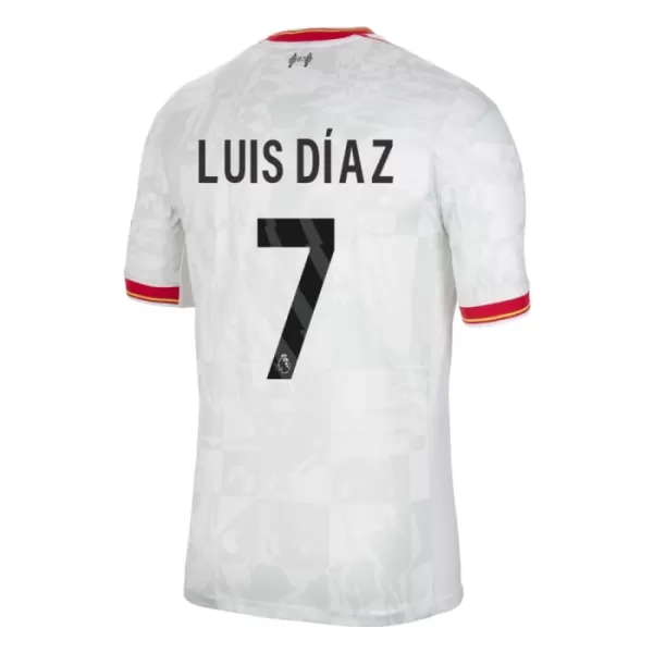 Camiseta Liverpool Luis Díaz 7 Hombre 3ª Equipación 24/25