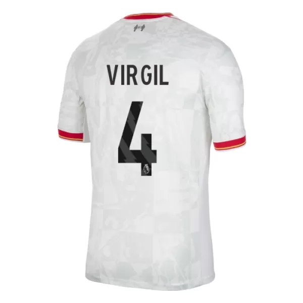 Camiseta Liverpool Virgil van Dijk 4 Hombre 3ª Equipación 24/25