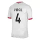 Camiseta Liverpool Virgil van Dijk 4 Hombre 3ª Equipación 24/25