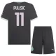 Camiseta AC Milan Christian Pulišić 11 Niños 3ª Equipación 24/25