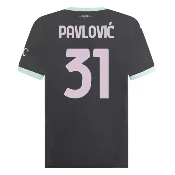 Camiseta AC Milan Pavlovic 31 Hombre 3ª Equipación 24/25