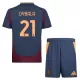 Camiseta AS Roma Paulo Dybala 21 Niños 3ª Equipación 24/25