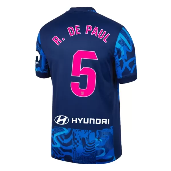 Camiseta Atlético Madrid Rodrigo de Paul 5 Hombre 3ª Equipación 24/25