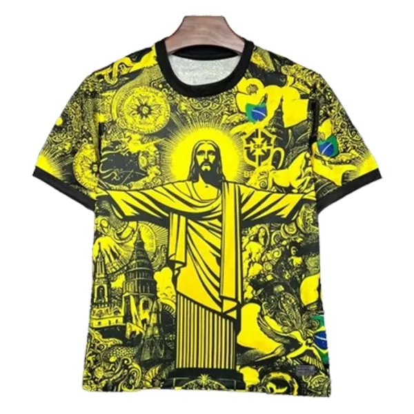 Camiseta Brasil Hombre 2024 Amarillo Edición Especial