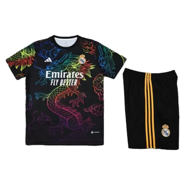 Camiseta Real Madrid Niños Dragón 24/25 Negro