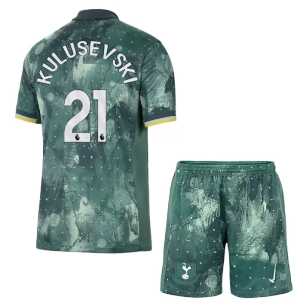 Camiseta Tottenham Hotspur Dejan Kulusevski 21 Niños 3ª Equipación 24/25