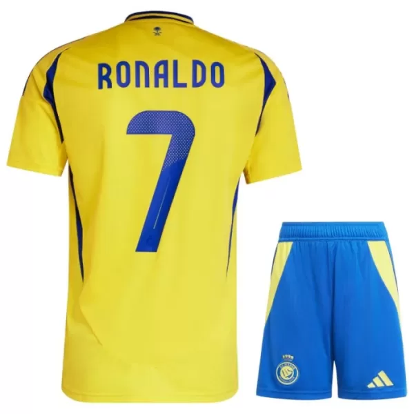 Camiseta Al-Nassr FC Cristiano Ronaldo 7 Niños 1ª Equipación 24/25