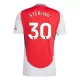 Camiseta Arsenal Raheem Sterling 30 Hombre 1ª Equipación 24/25