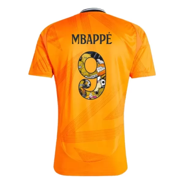 Camiseta Real Madrid Kylian Mbappé 9 Hombre 2ª Equipación 24/25 Edición Especial