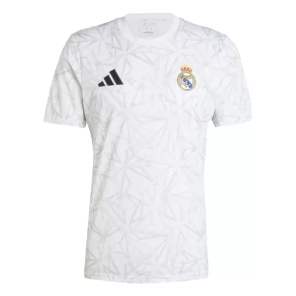 Camiseta Real Madrid Pre-Match Hombre 24/25 Blanco