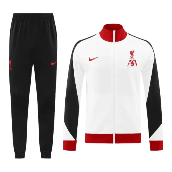 Conjunto De Chaqueta De Entrenamiento Liverpool Hombre 24/25 Blanco