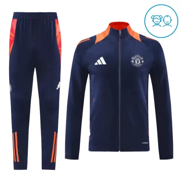 Conjunto De Chaqueta De Entrenamiento Manchester United Niños 24/25 Navy