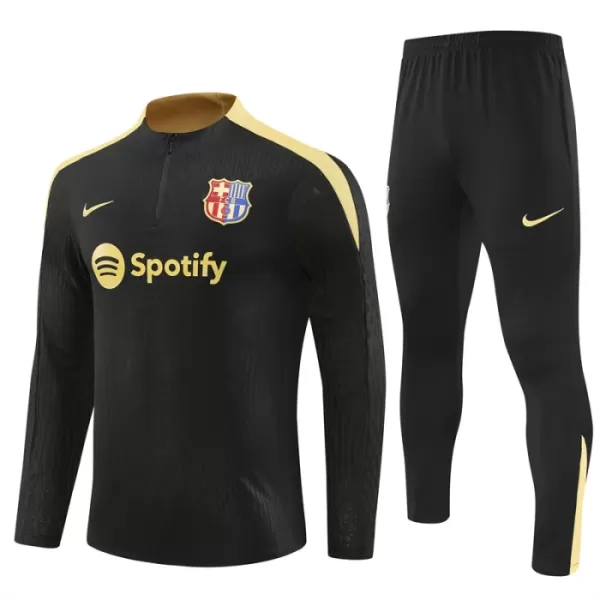 Conjunto de sudadera de entrenamiento FC Barcelona Hombre 24/25 Negro