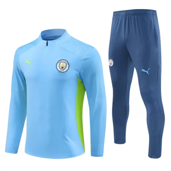 Conjunto de sudadera de entrenamiento Manchester City Hombre 24/25 Azul