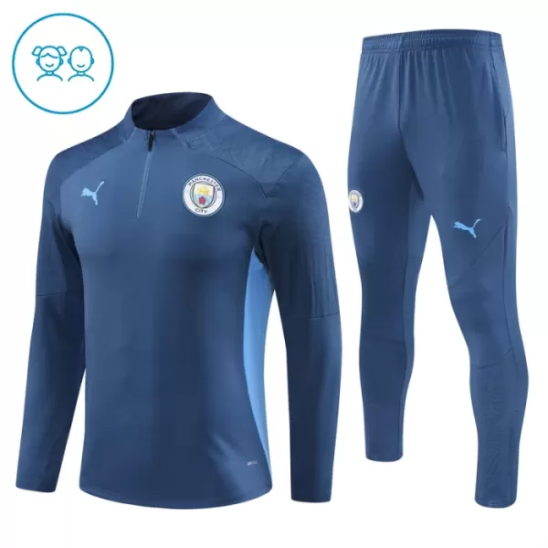 Conjunto de sudadera de entrenamiento Manchester City Niños 24/25 Navy