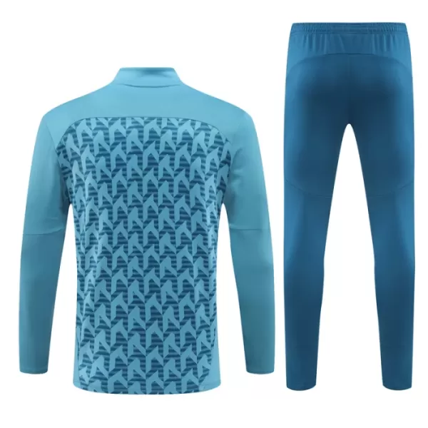 Conjunto de sudadera de entrenamiento Olympique de Marseille Hombre 24/25 Azul