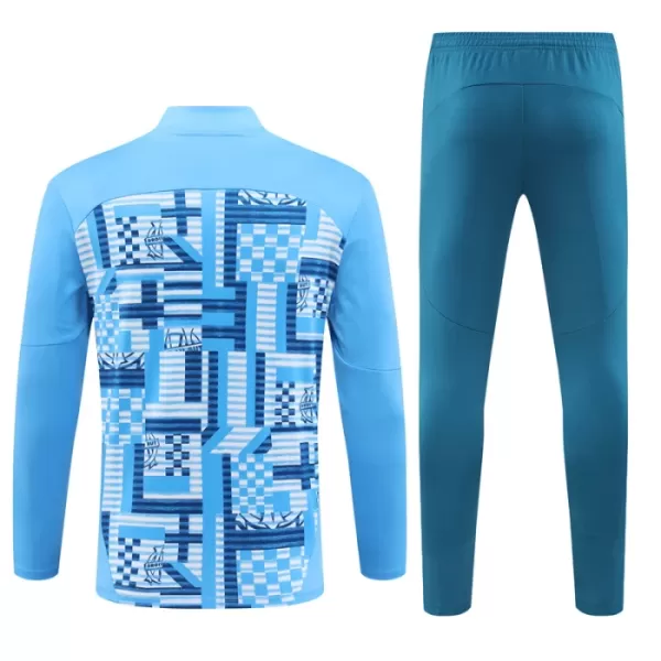 Conjunto de sudadera de entrenamiento Olympique de Marseille Hombre 24/25 Azul