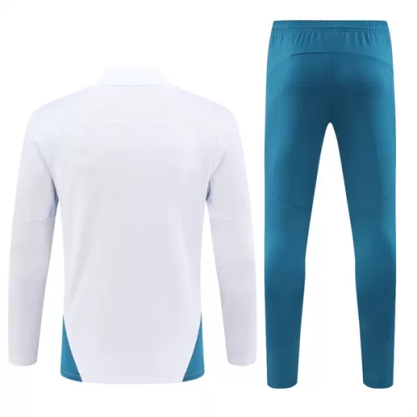 Conjunto de sudadera de entrenamiento Olympique de Marseille Hombre 24/25 Blanco