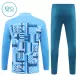 Conjunto de sudadera de entrenamiento Olympique de Marseille Niños 24/25 Azul