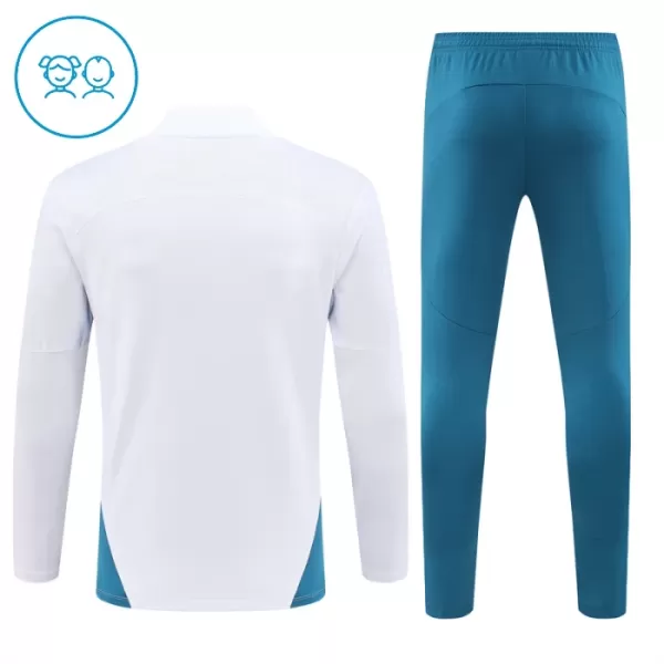 Conjunto de sudadera de entrenamiento Olympique de Marseille Niños 24/25 Blanco