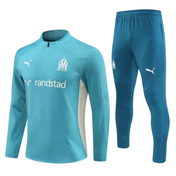 Conjunto de sudadera de entrenamiento Olympique de Marseille Teal Version Hombre 24/25