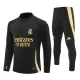 Conjunto de sudadera de entrenamiento Real Madrid Hombre 24/25 Negro